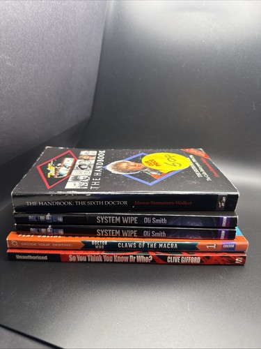 Doctor who books bundle - who, +