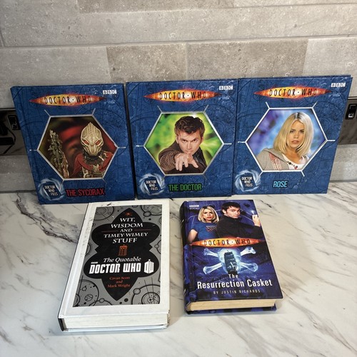 Doctor who books - doctor, x5.